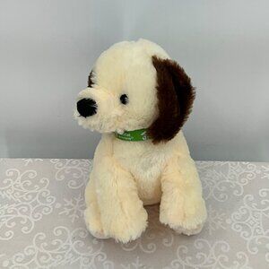 Habitat For Humanity Homer Plush Dog 10" Soft Cream & Brown Stuffed Animal Toy